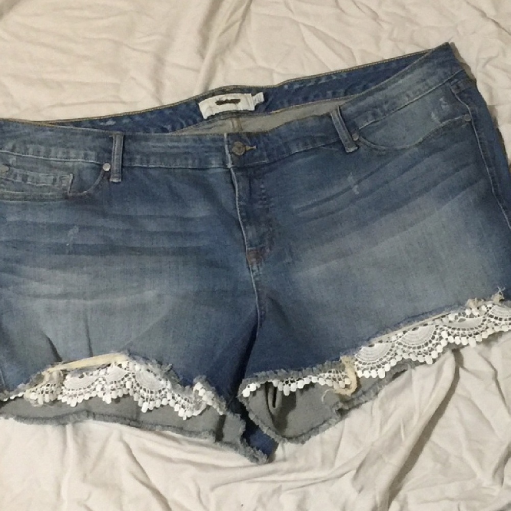 Torrid jean shorts